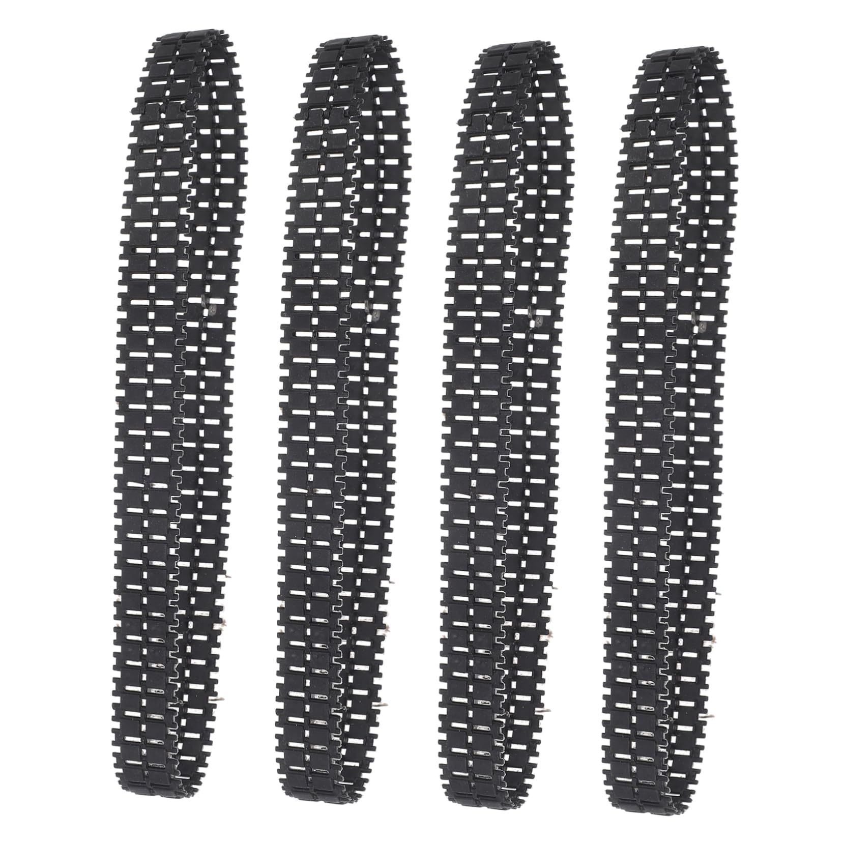 Abaodam Rubber Tank Tracks for DIY Robot Toys Tank Track Toys Replacement Parts Set