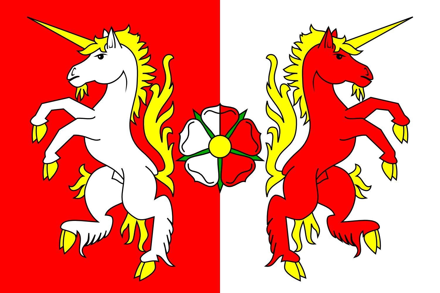 Drapeau Large Lukavec LT CZ de haute précision vectorielle