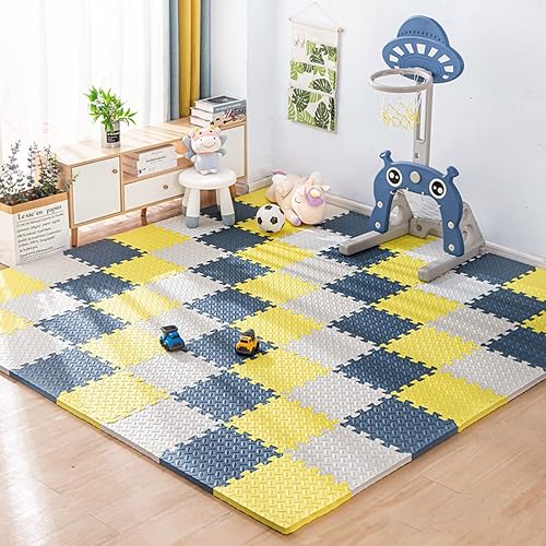 Miniatura 7 de Alfombrillas de espuma de rompecabezas entrelazadas de 12 azulejos  Suelo de entrenamiento acolchado para equipo de gimnasio  Área de juego segura