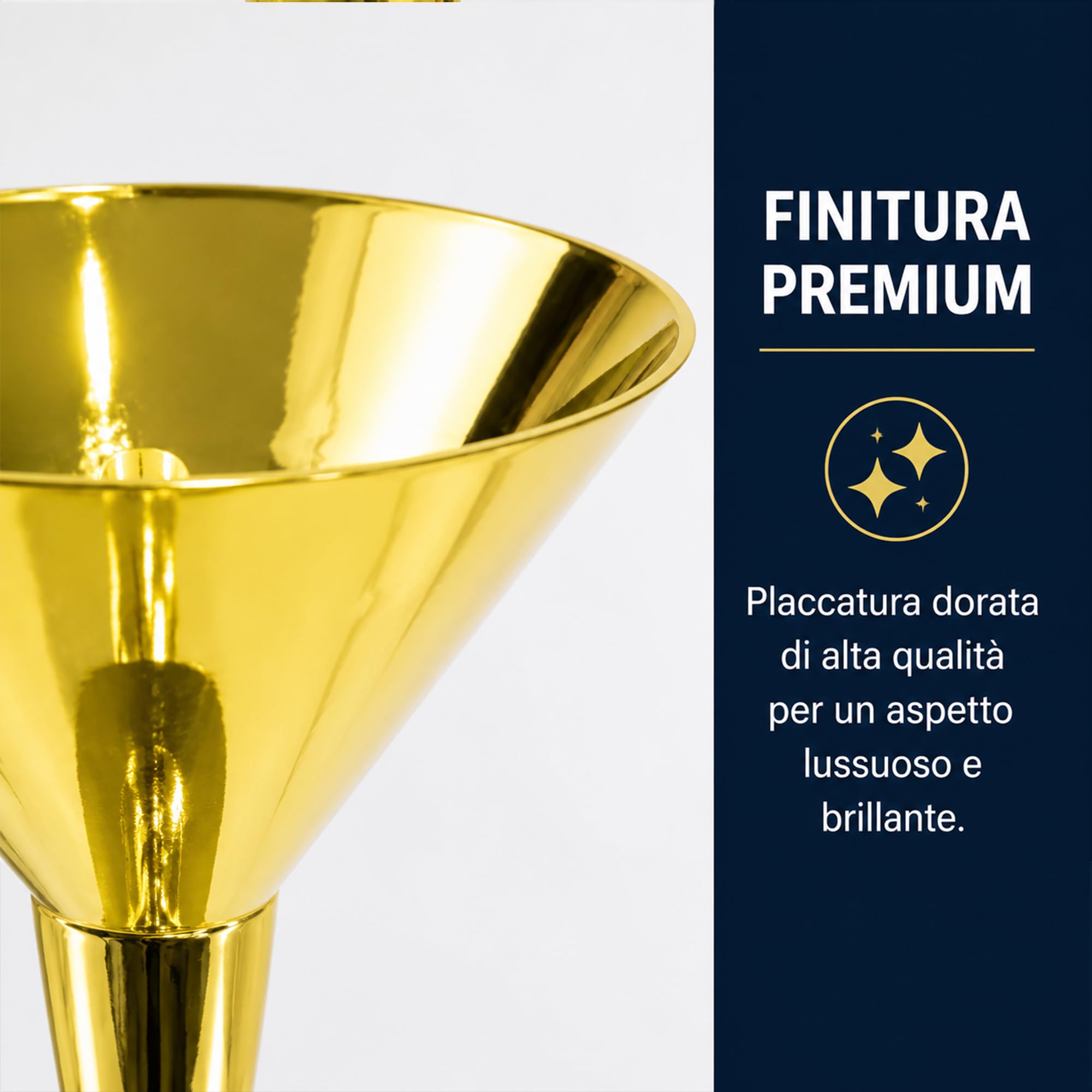 Replica Trofei Campione Serie A,Trofeo Calcio Italiano, Decorazione per Casa, Ufficio e Club di Tifosi, Ornamento da Esposizione, Souvenir e Regalo per Appassionati di Calcio,16cm