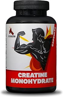 TNT Evolution Creatine Monohydrate Capsules 50 Servings, 750 mg of Creatine Monohydrate Per Capsule, Muscle Endurance Growth and Repair, High Absorption Rate, Easy to Swallow