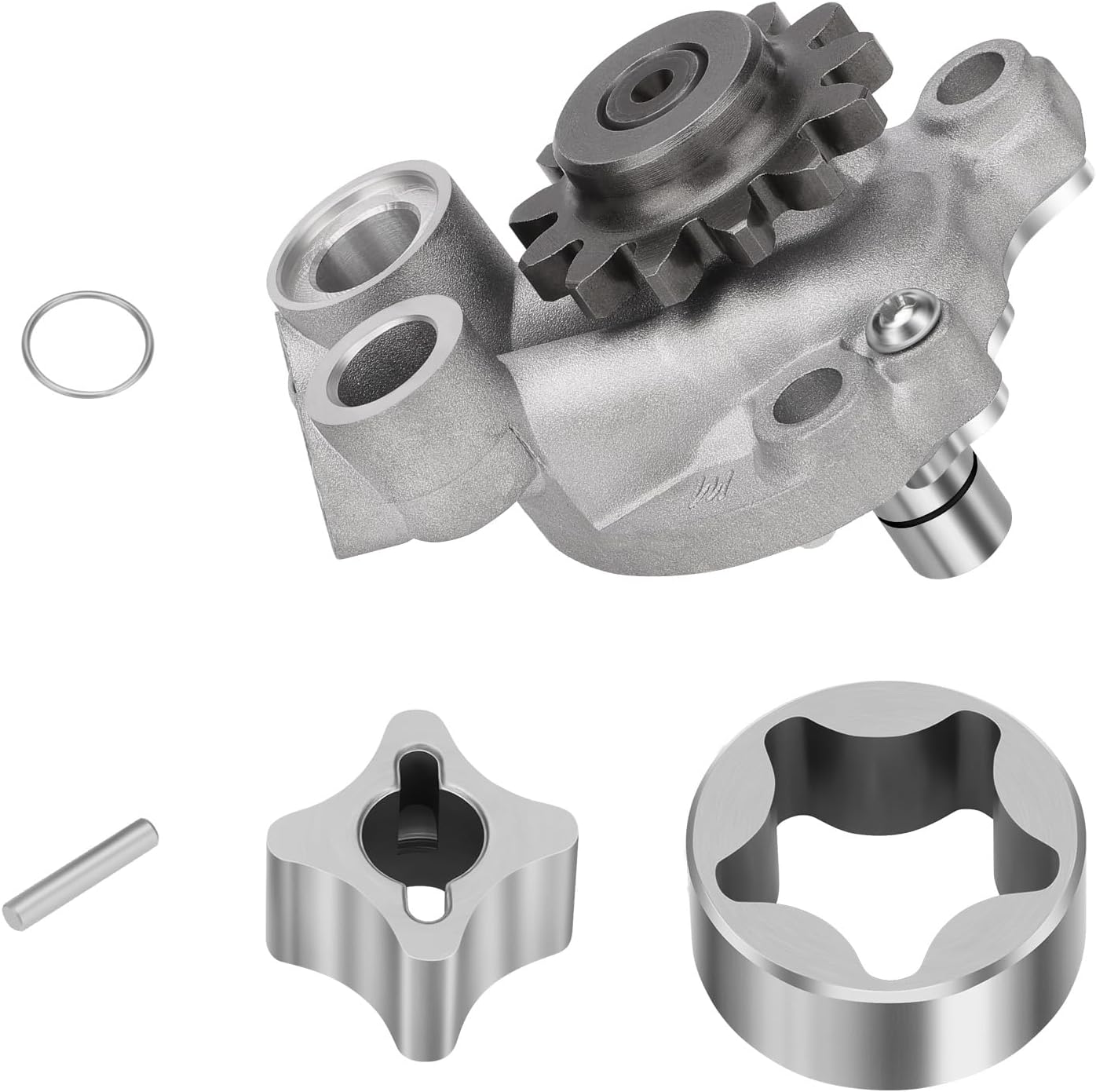 JAVIK Oil Pump Assy & Outer Rotor Kit Compatible with Yamaha 2004-2006 YFZ450 2003-2005 YZ450F 2003-2006 WR450F OEM# 5TA-13300-00-00 5TA-13320-00-00