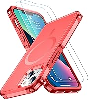 Vista 16 de SPIDERCASE Funda diseñada para iPhone 12/iPhone 12 Pro, protección contra caídas de grado militar de 10 pies, con 2 protectores de pantalla