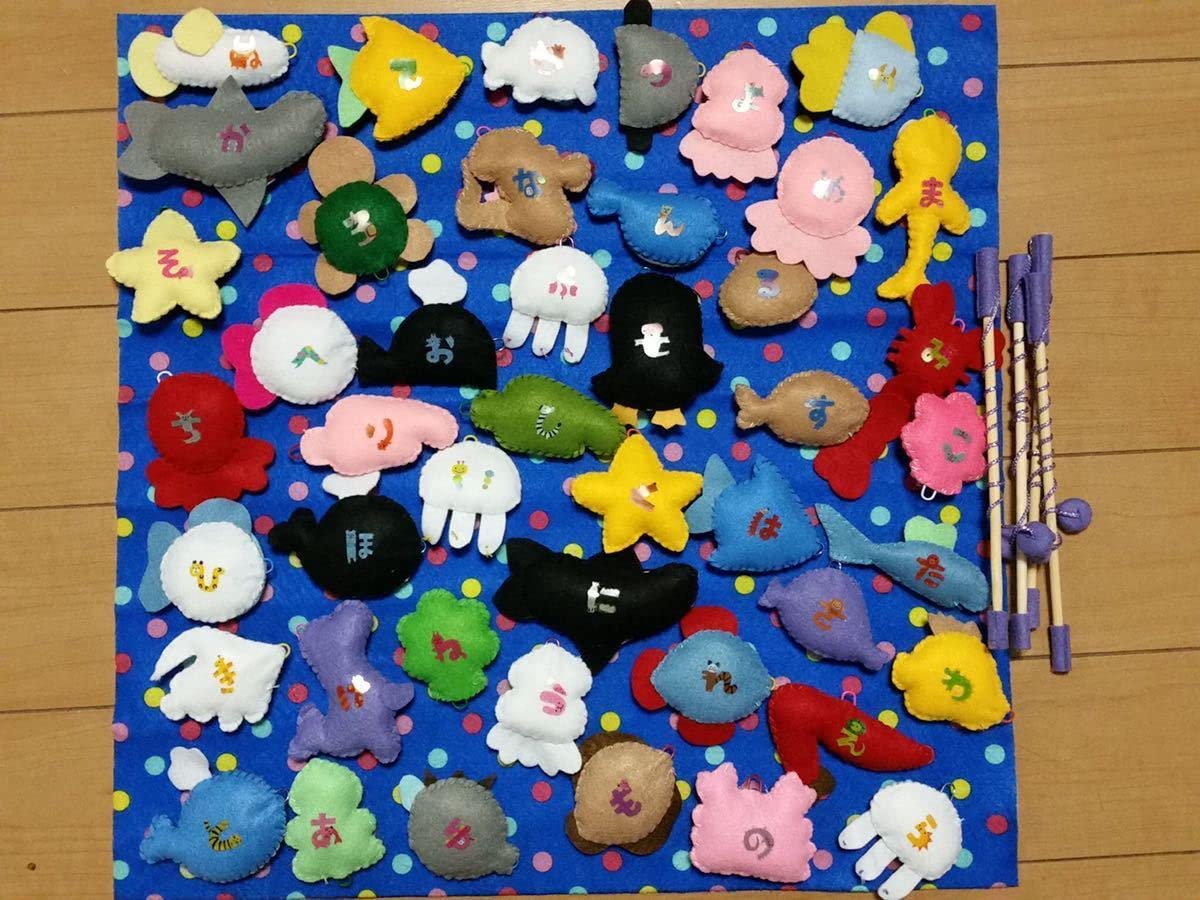 大漁!フェルトのお魚釣りセット☆100匹