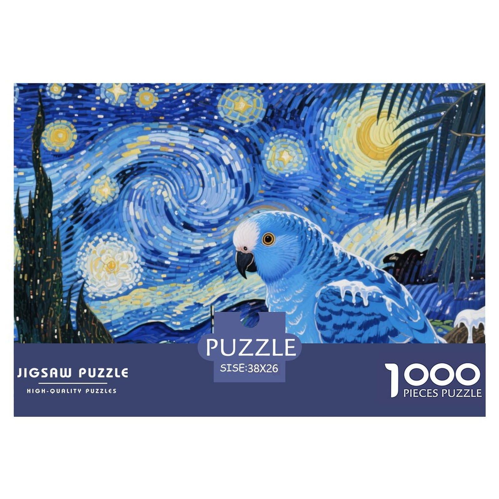 Jigsaw Puzzles Starry Sky 1000 Piece Challenge Toy for Adults,Starry Sky Impossible Jigsaw Puzzles 1000 Pieces Educational Game Home Decoration 38x26cm/1000pcs — image 1