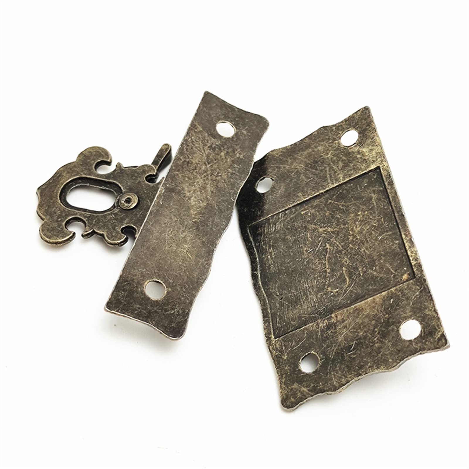 Pestillos de Bronce Antiguo, candado, Caja de Madera, Cerrojo, Maleta, gabinete, bisagra, Herrajes for Muebles, Hardware Decorativo