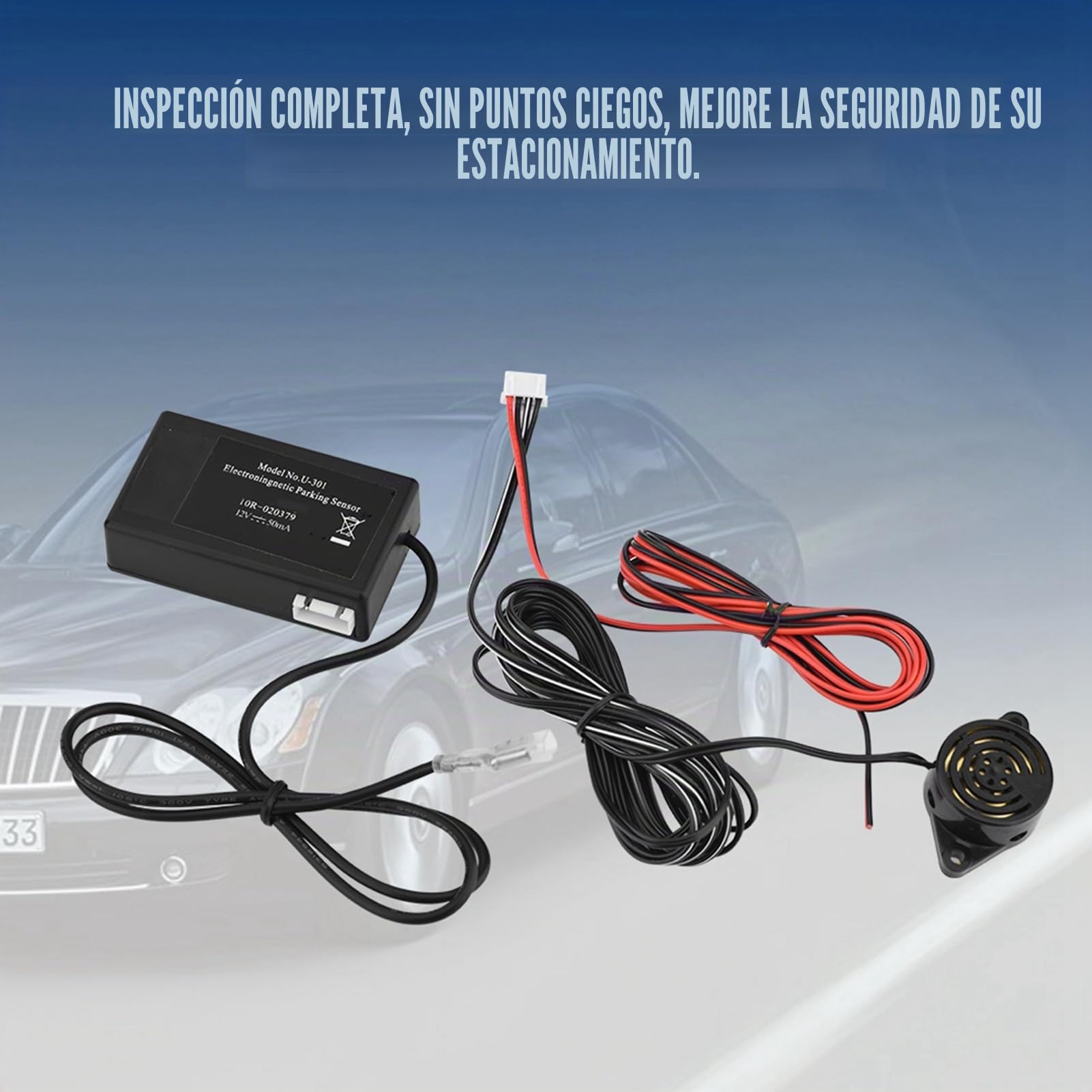 Sensor de aparcamiento 12 × 9 × 5 electromagnético inducción inversa alarma sensor de aparcamiento para autocaravana camión