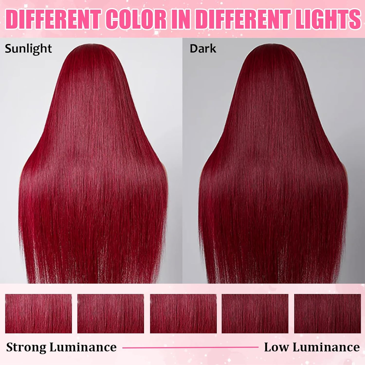 MENTOR 99J Burgundy Lace Front Wigs Human Hair Straight, 13x4 HD Transparent Lace Frontal Glueless Wig Pre Plucked with Baby Hair, 200% Density Wine Red Colored Wig for Women 24 Inch
