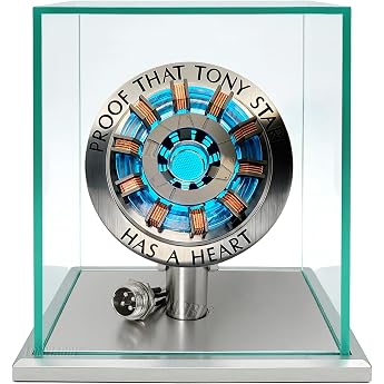 Arc Reactor LED Atmosphere Light Metal model acrylic display case touch control continuous light and breathing mode ideal for collectors