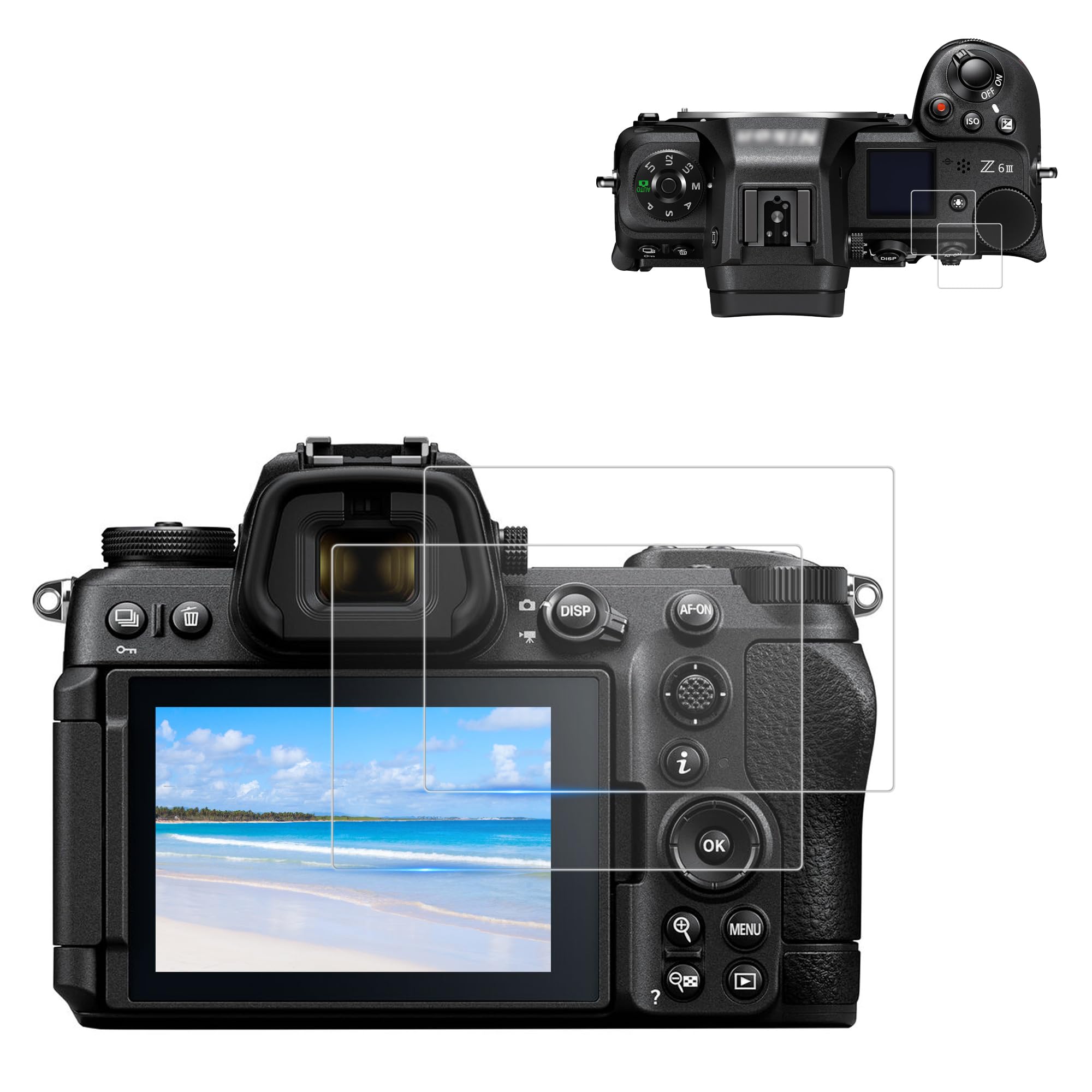 Lot De 3 Films De Protection Verre Trempé 9H Pour Nikon Z50II - Anti-rayures, Haute Transparence, Installation Facile