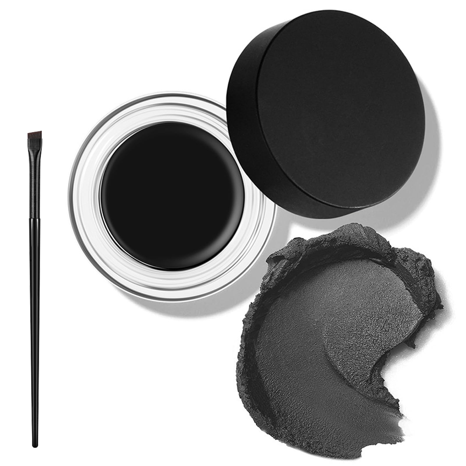 Fórmula de gel de cejas de color de larga duración,Perfilador de ojos en Gel,Eyeliner Delineador de ojos en gel resistente al agua Delineador de ojos en gel a prueba de manchas Set