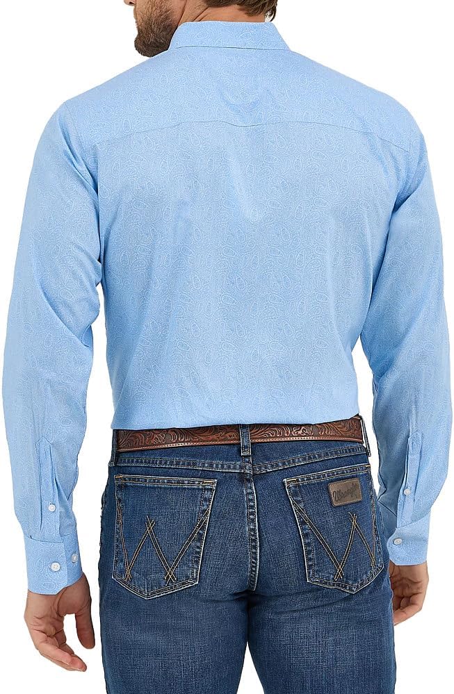 Wrangler Cody Johnson Blue Paisley Shirt