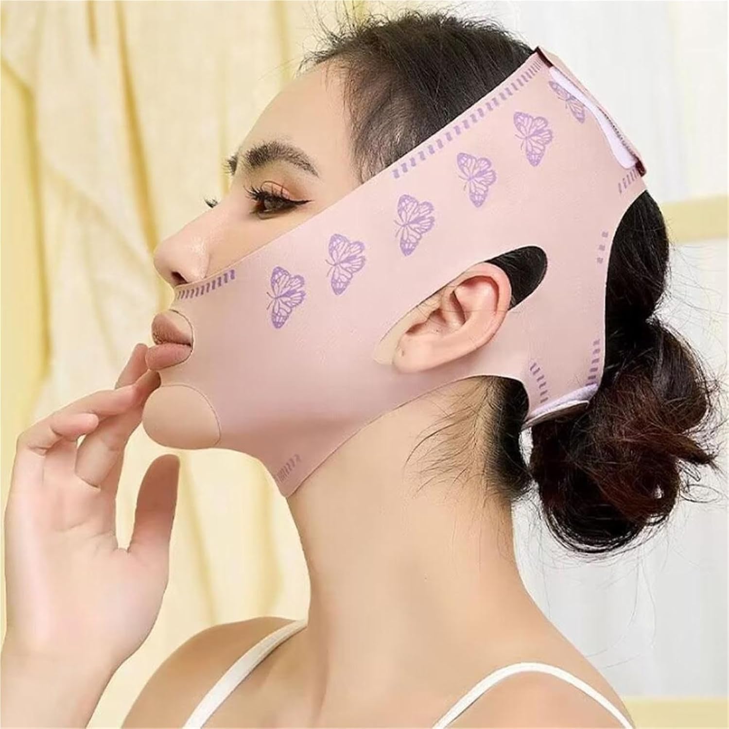 Chin and Cheek Slimming Bandage | V-Shape Contouring Sleeping Mask | Facial Firming Band