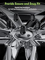 Vista 8 de M12x1.5 Tuercas de rueda - Reemplazo para Ford Focus 2000-2018, Escape 2001-2023, Fusion 2006-2020, Jeep Compass 2006-2017, Jeep Patriot 2007-2017