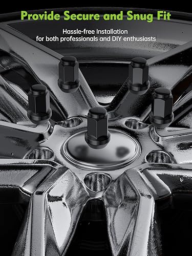 Miniatura 8 de M12x1.5 Tuercas de rueda - Reemplazo para Ford Focus 2000-2018, Escape 2001-2023, Fusion 2006-2020, Jeep Compass 2006-2017, Jeep Patriot 2007-2017,
