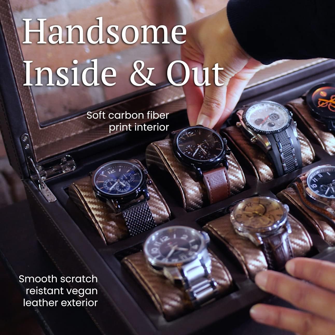 HOUNDSBAY Mariner Men's Large Watch Box Organizer Oman Ubuy