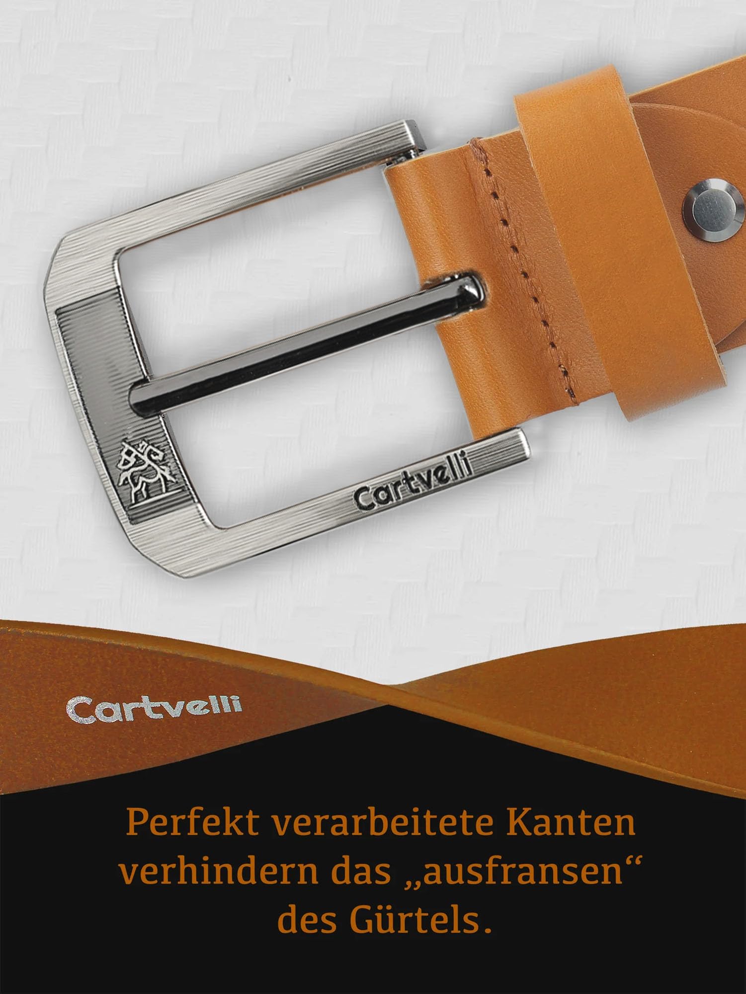 Premium Ledergürtel Herren Made in Italy mit Geschenkbox Echt-Leder Herrengürtel Vollleder Jeansgürtel breiter Leder Gürtel 40mm Gürtel kürzbar