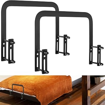 SlideStopper Gripper - Non Slip Mattress Holder for Metal Bed Frame - Keeps Mattress Topper from Sliding 2 Holders