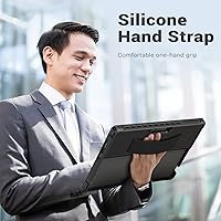Vista 8 de MoKo Funda compatible con Microsoft Surface Pro 11, Surface Pro 10, Surface Pro 9 de 13 pulgadas, funda protectora resistente todo en uno con correa