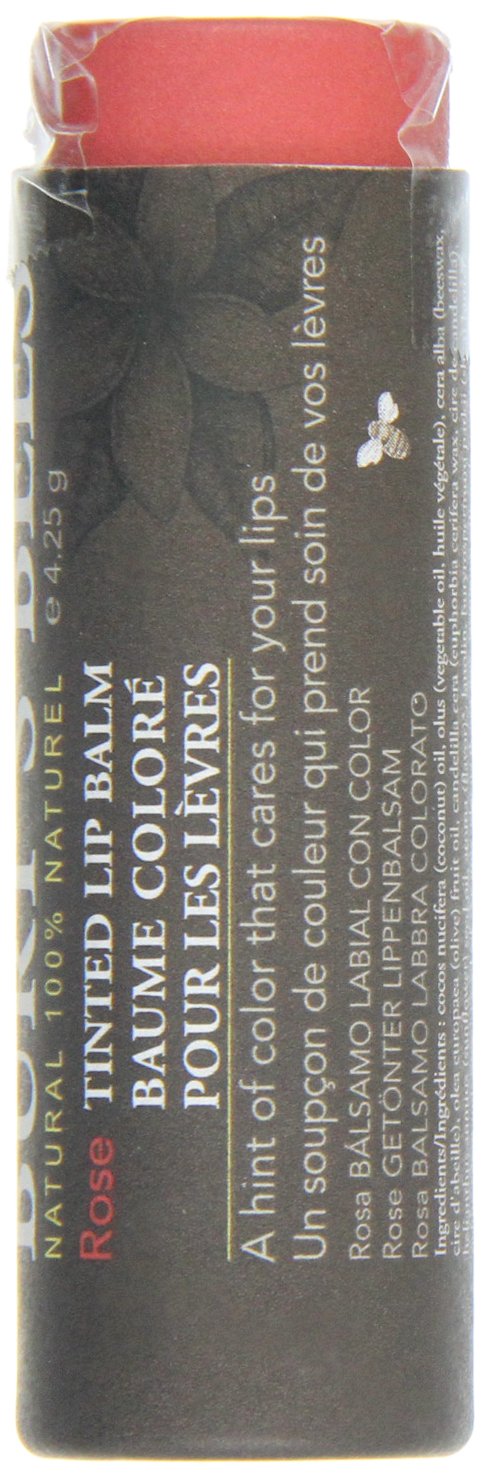 BURTS BEES Rose Tinted Lip Balm, 4.25 GR