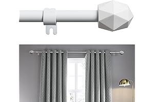 FLY HAWK 28-76 Inch Small Curtain Rod