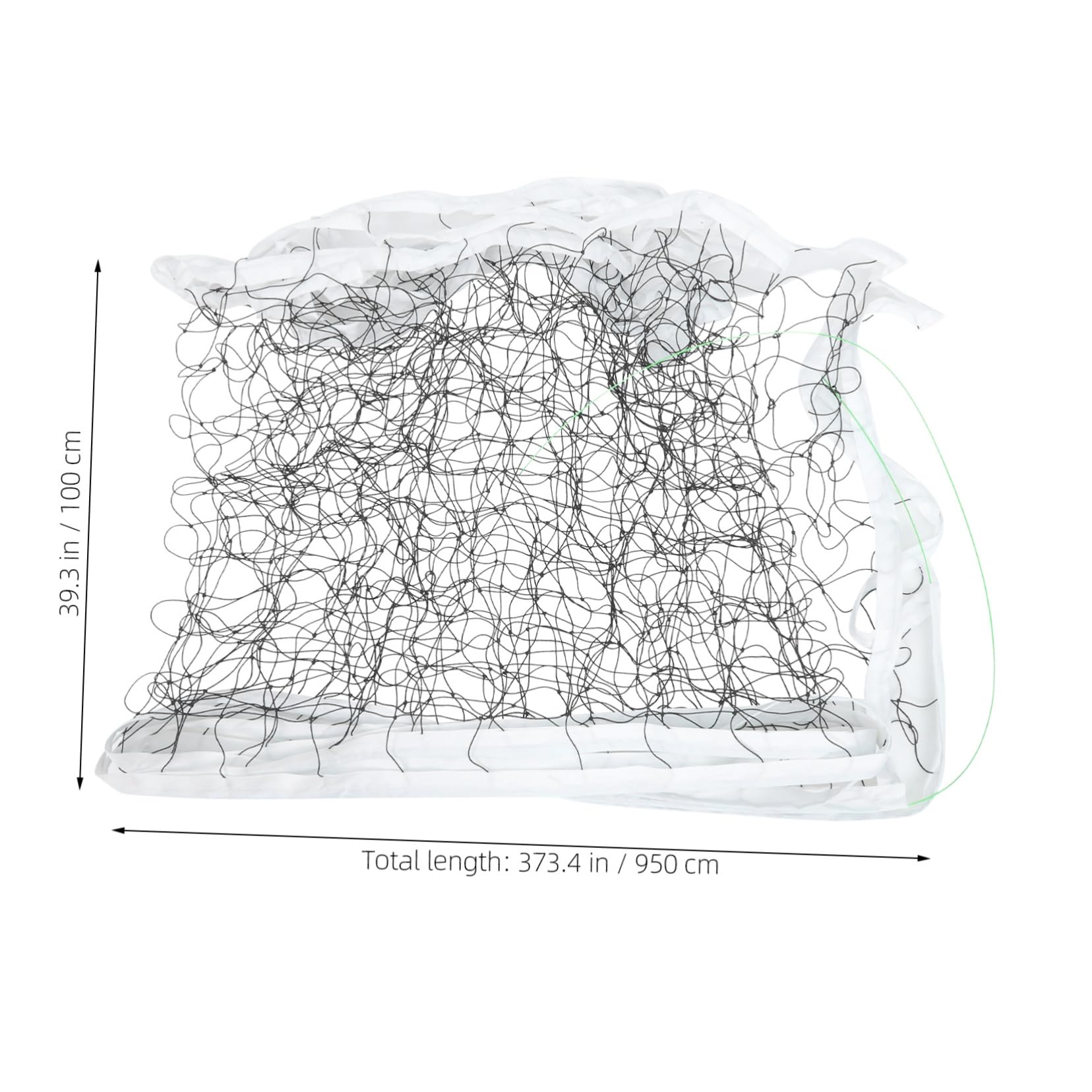 GALPADA Professional Badminton Net Portable Tennis Net for Outdoor Foldable Badminton Net Heavy Duty Volleyball Net Volleyball Accessories