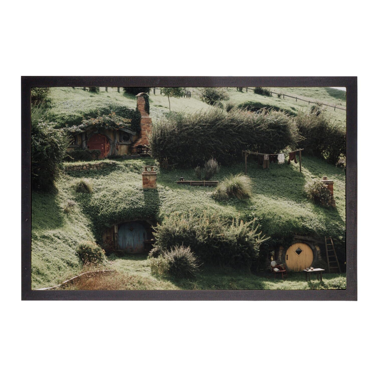 Paillasson Maison Folklore dans la Comté fantastique tapis d'entrée 75x50cm