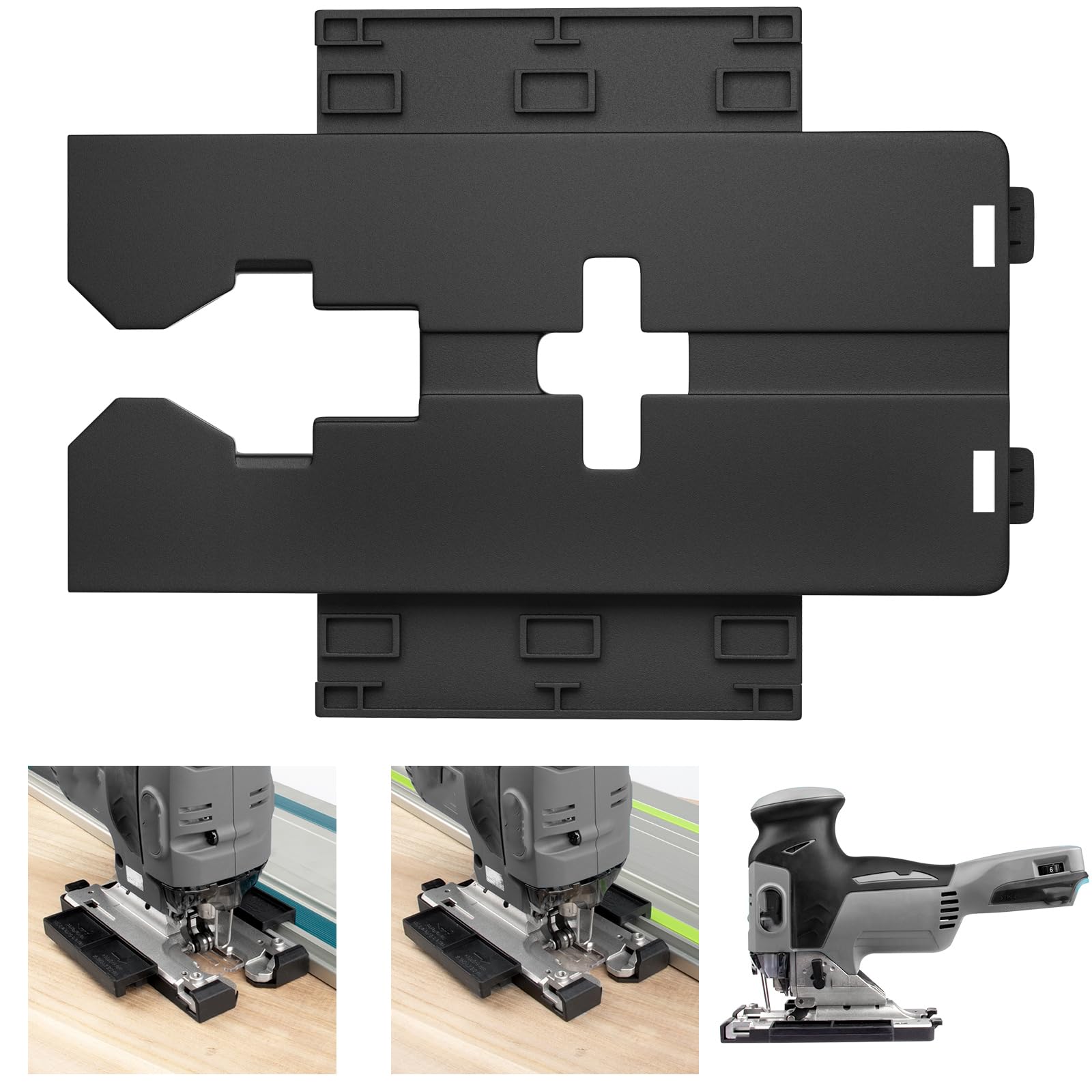 Adaptador de sierra para rieles guía Makita & Festool 18v Max DJV181Z DJV182Z DJV180Z Adaptador de riel guía
