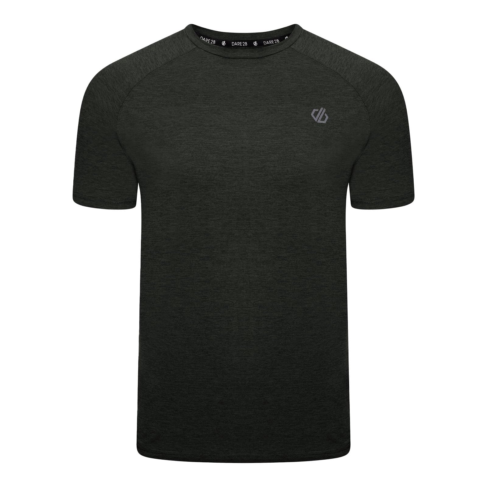 Dare2b Mens Persist T-Shirt, Black Marl, 3XL EU