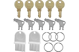 Universal Paper Towel and Toilet Paper Dispenser Key Set