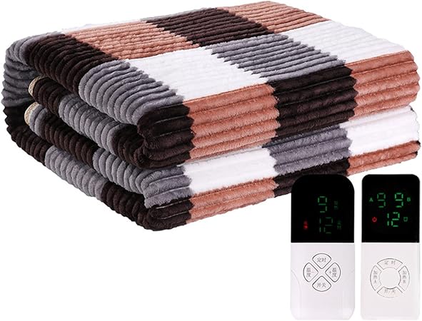 Review Smart Heating Blanket King Size, Thicker Heater Warmer Blanket Sheet Mattress Thermostat Electric Heating Pad Electric Heater with Timer