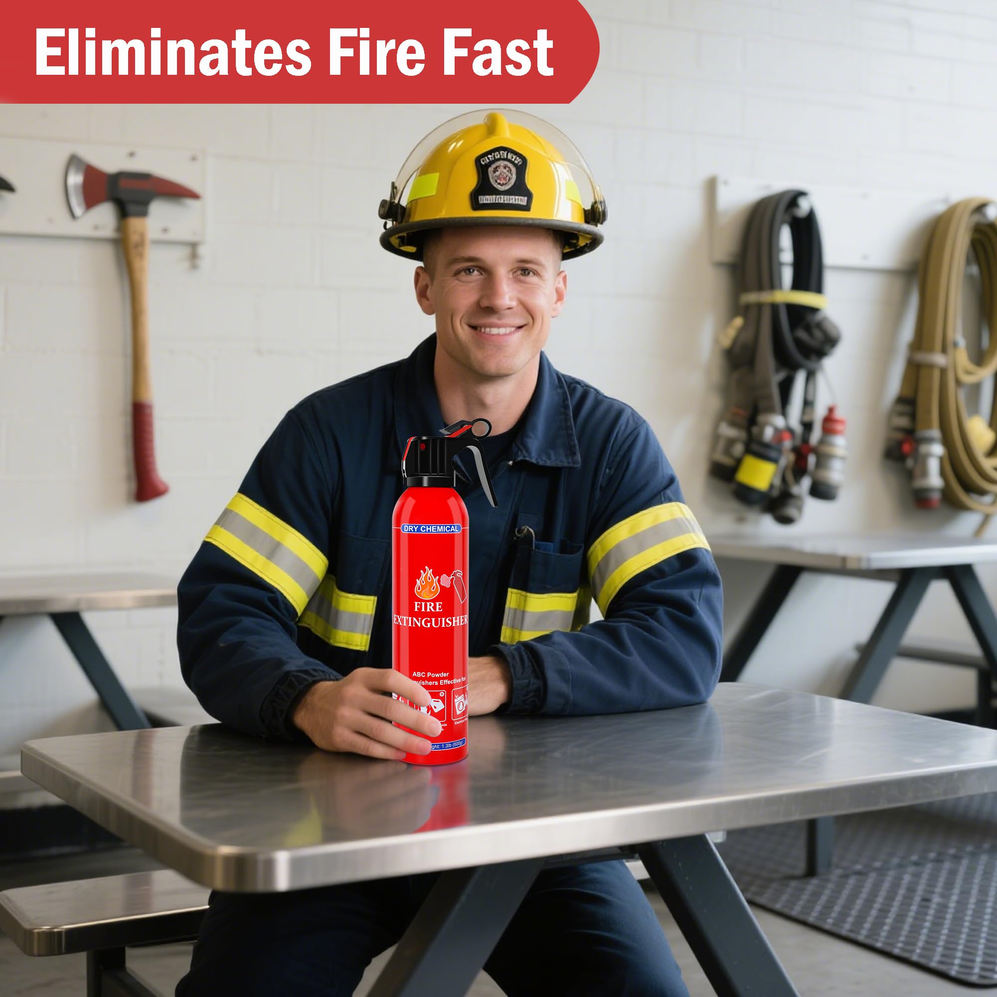 ABC Fire Extinguishers - 4 Pack for Home & Car -7