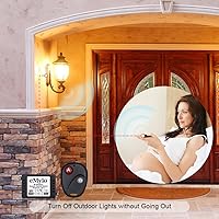 Vista 5 de eMylo Interruptor remoto inalámbrico, RF DC 6 V 1 canal, transmisor de interruptor de luz con receptor, interruptor de control remoto de 433 Mhz