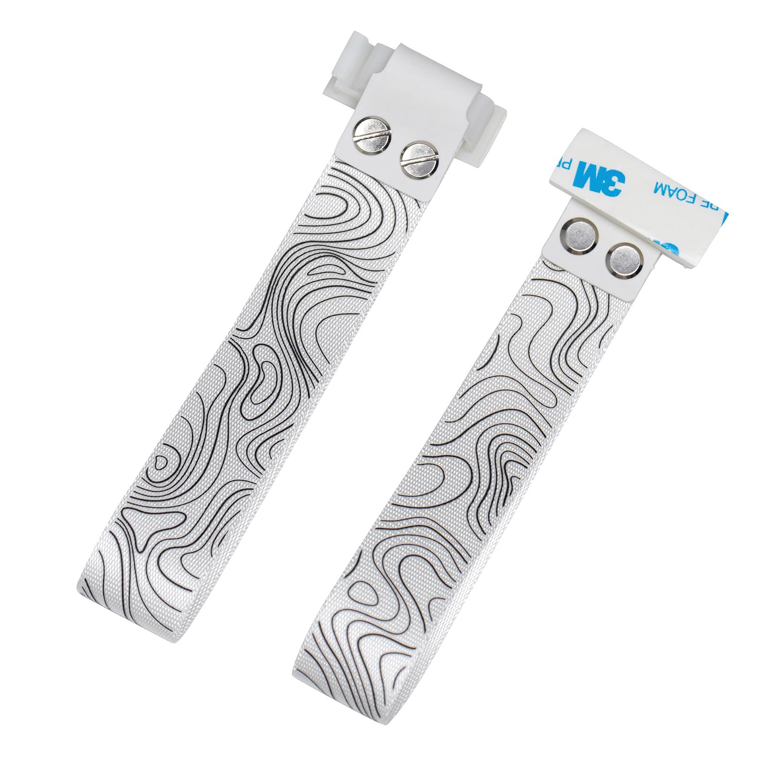 Sumgsn Custom Keyboard Strap with Adhesive Compatible with ATK68/ Mu68/ Wooting 60he Keyboard/Multiple Mechanical Keyboards (White)