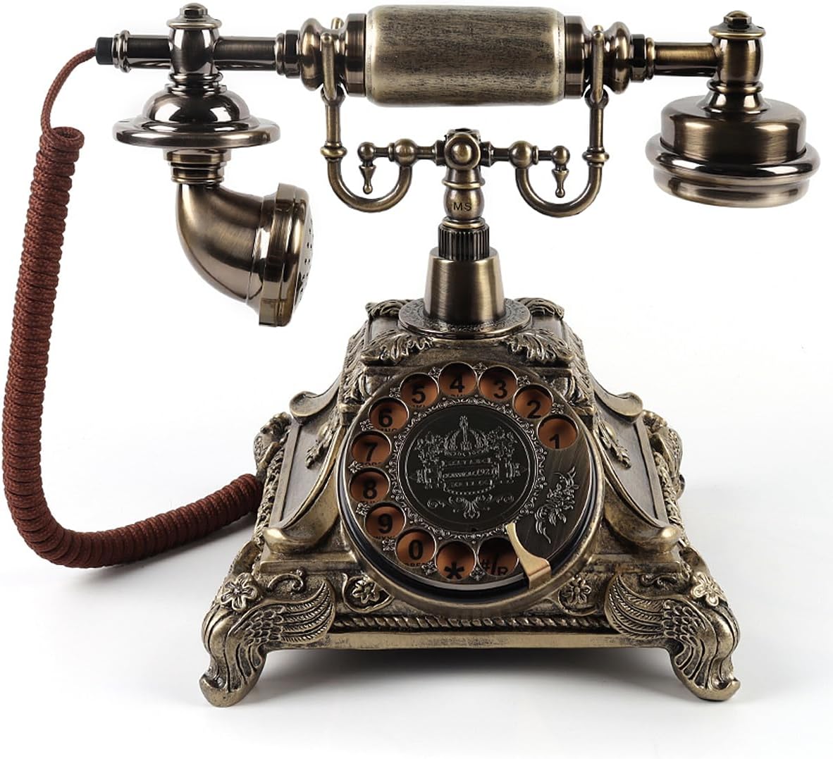 FESTRING Audio Guest Book Wedding Phone with Vintage Design, Record