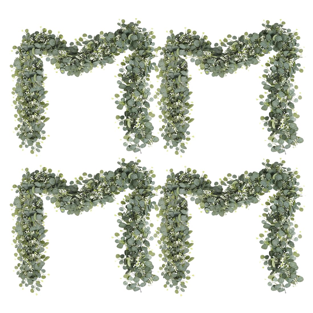 Guirlande d'eucalyptus artificiel pour décoration de mariage et table champêtre chic