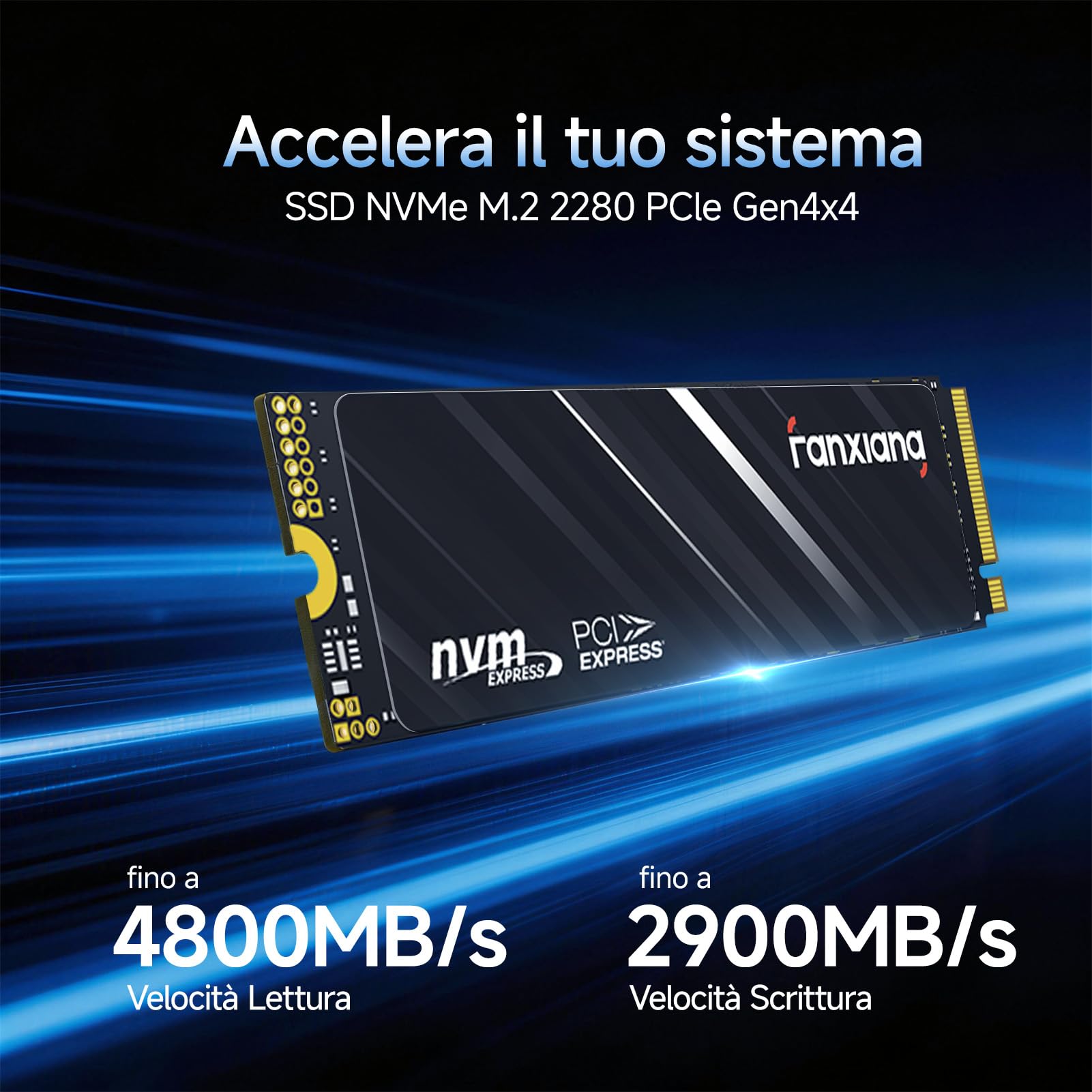 SSD NVMe 1TB Gaming S690Q - Velocità Reading 4800MB/s - Dettaglio