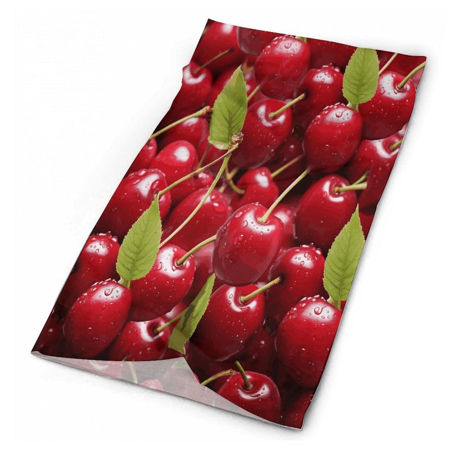 Red Cherries Neck Gaiter Cooling Face Mask for Adult