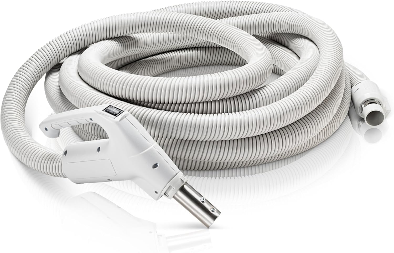 Universal Central Vacuum Hose Kit with Turbo Nozzles and Accessories