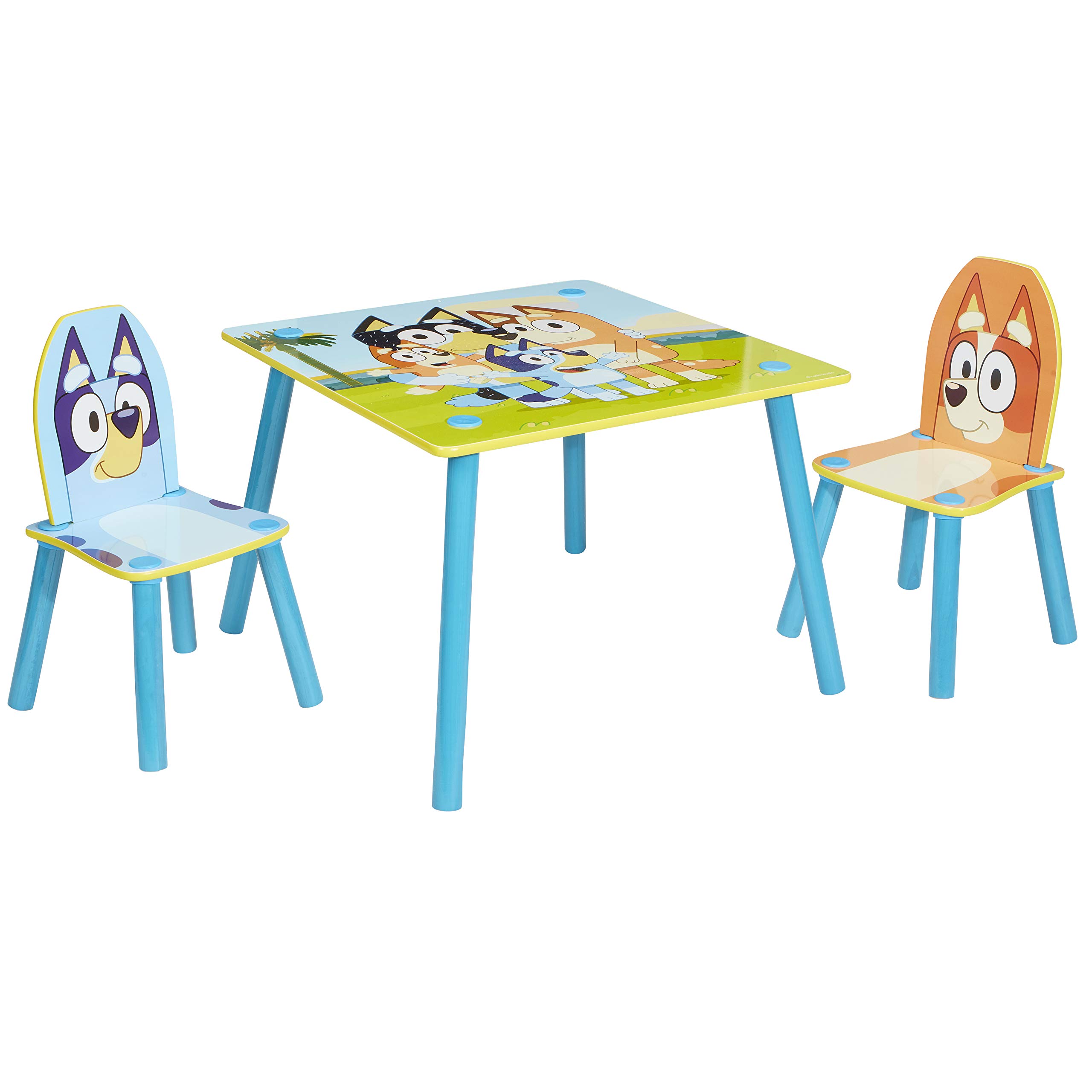 Bluey Furniture Includes Table and 2 Chairs Perfect for Arts