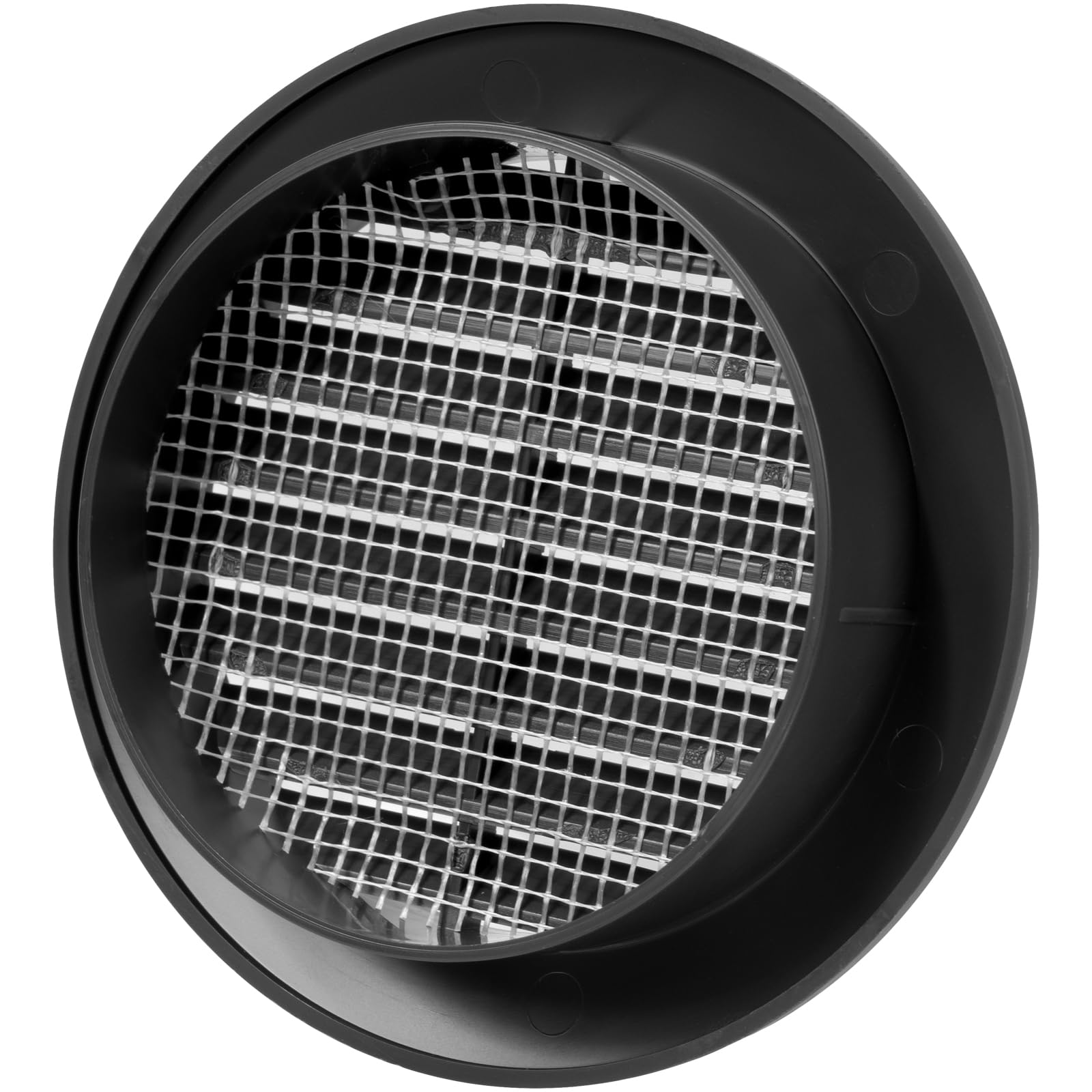 Vent Systems 80 mm / 3.15'' Inch, Black Pack of 2 Air Vent Cover, Round Air Vents, Ventilation Grille - Image 3