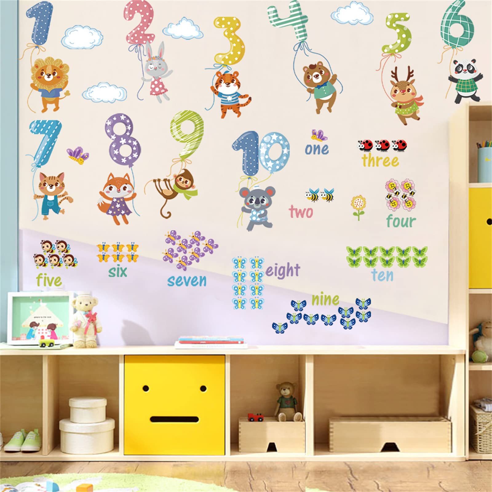 KIBAGA Herosos Carteles De Decoración De Pared Para Guardería, Juego