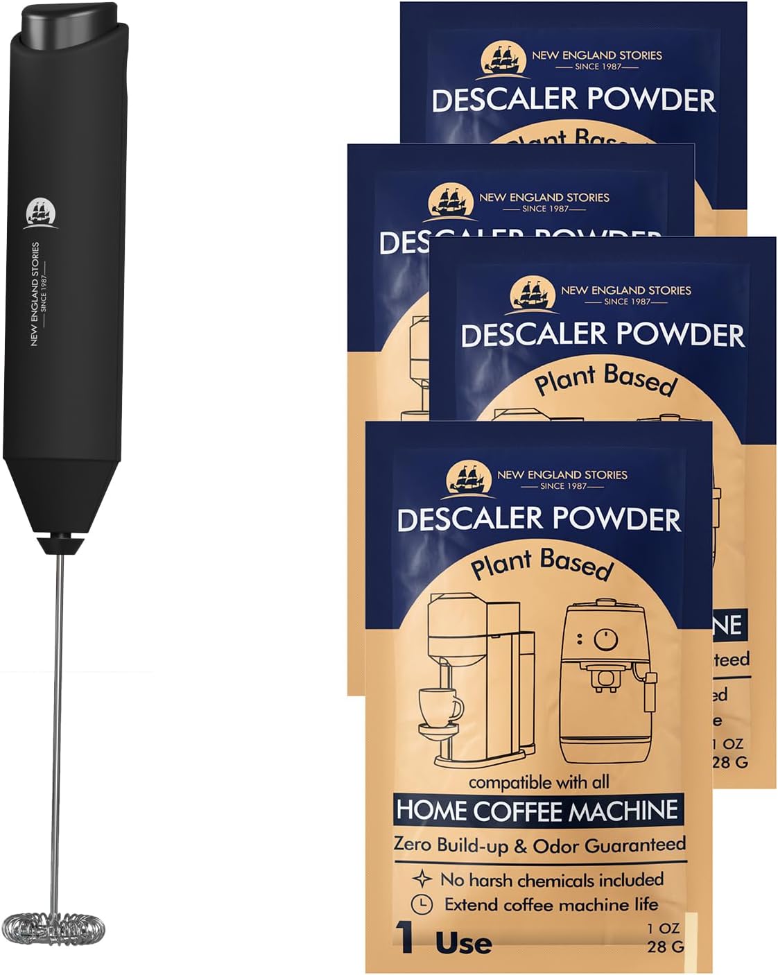 New England Stories Milk frother & Universal Coffee