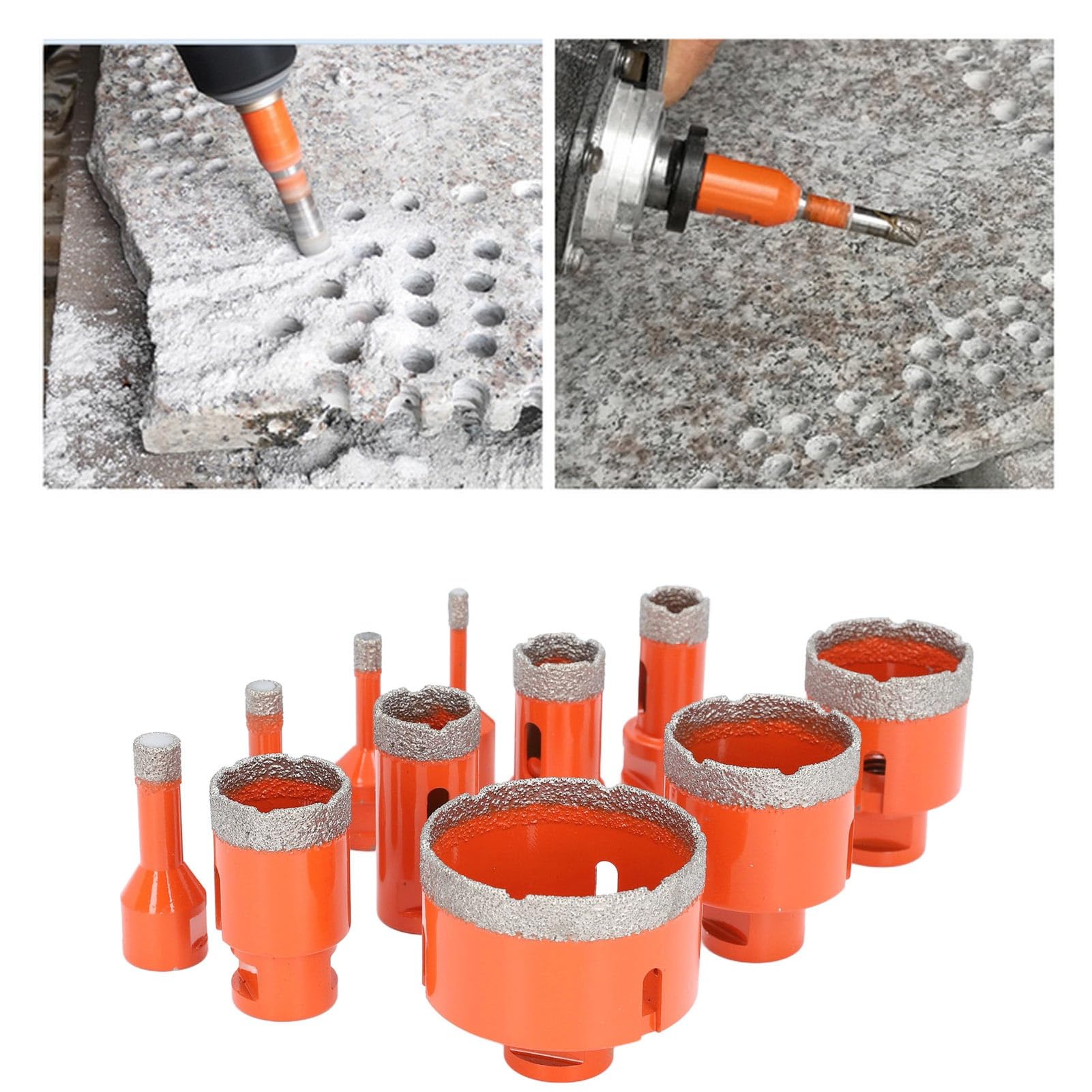 Cryfokt Piła z Otworem Diamentowym, Zestaw Piły do ​​dziury M14 6-68 Mm dla Marmuru