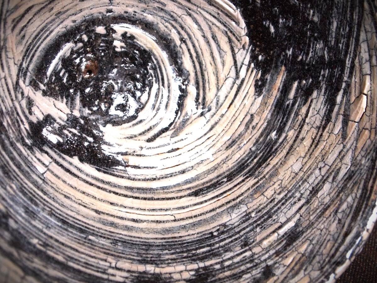 作中川自然坊刷毛目唐津平茶碗B 卸売