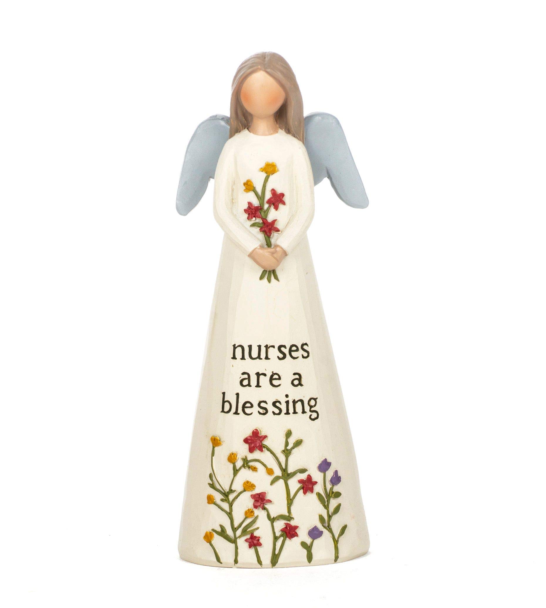Blossom Bucket Cream Nurses Are A Blessing Figurine - 12877