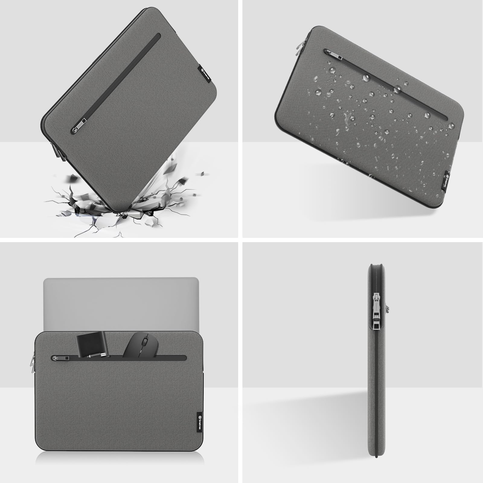 Housse Pour Ordinateur Portable Dell Pro 14 Premium PA14250 - Protection Anti-choc, Poche Rapide - Design Ultra-fin S411