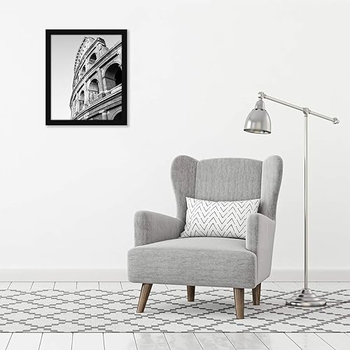 Miniatura 4 de Americanflat Marco de cartel negro de 20x24 pulgadas  Plexiglás pulido. Hardware colgante incluido!