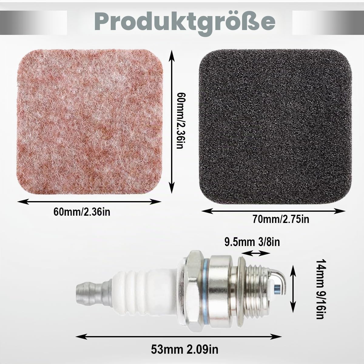 ZAMDOE WT-253-1 Vergaser für Stihl BG72 BG75 HS80 FS80 FS85 BG4227 Laubbläser Ersetzt WT253 42271200600 mit Luftfilter Zündkerze Kraftstofffilter Kraftstoffleitung