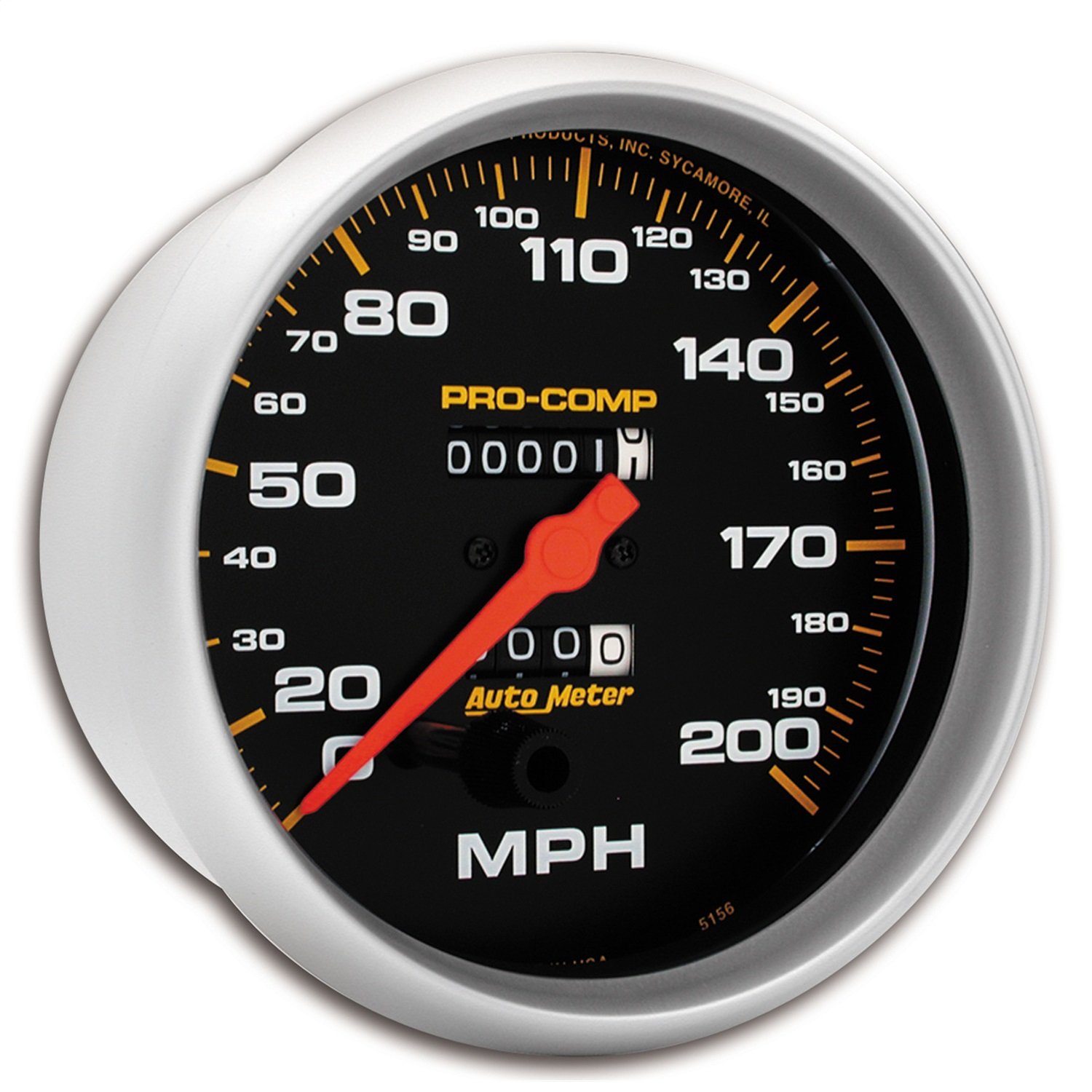 Auto Meter 5156 Pro-Comp Mechanical In-Dash Speedometer